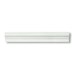 Thassos White Marble Honed OG-1 Chair Rail Molding Trim - American Tile Depot