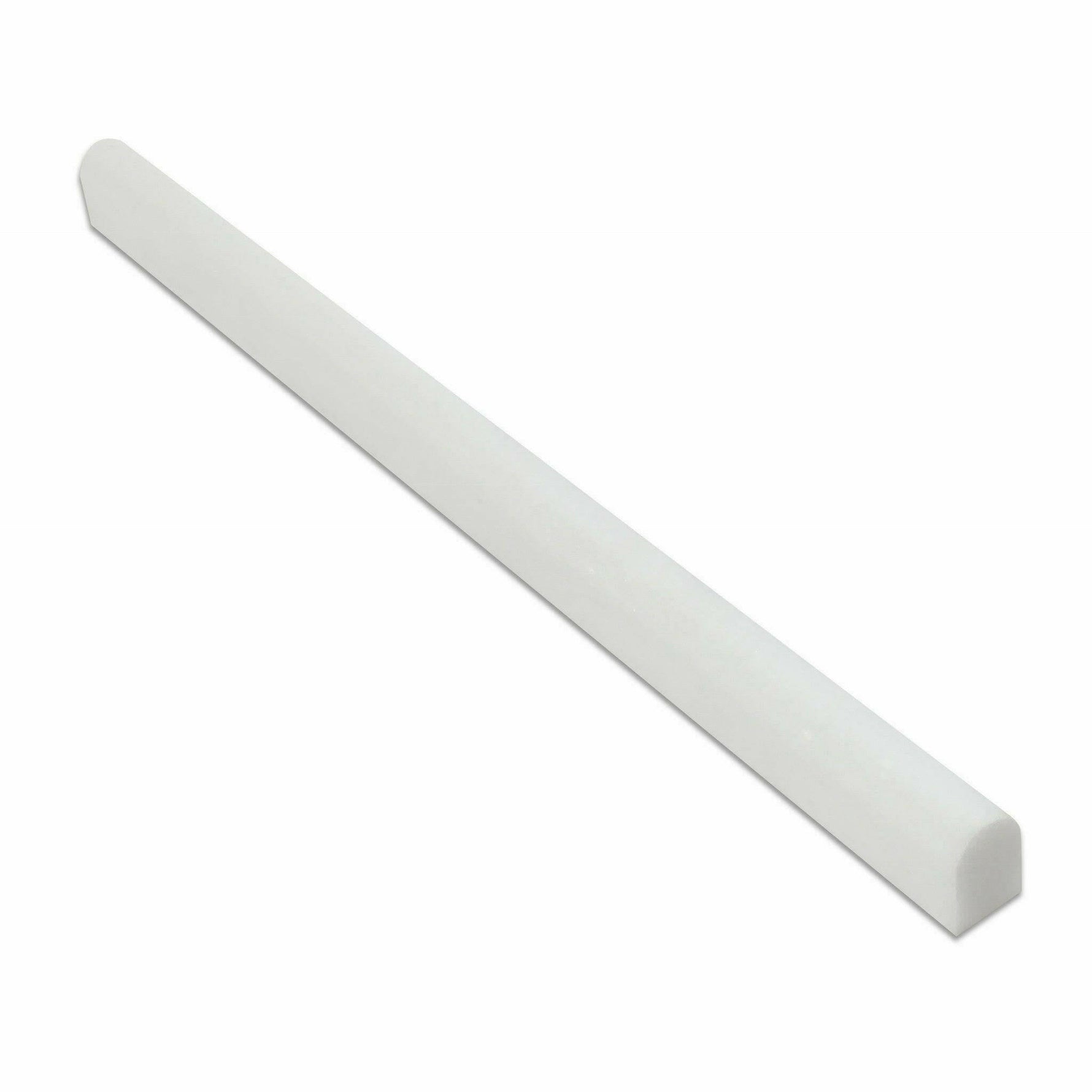 Thassos White Marble Polished 1/2x12 Pencil Liner Thassos White Marble Polished 1/2x12 Pencil Liner - American Tile Depot
