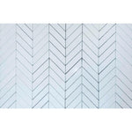 Thassos White Marble Polished 1.5x6 Chevron Mosaic Tile Thassos White Marble Polished 1.5x6 Chevron Mosaic Tile - American Tile Depot