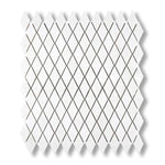 Thassos White Marble Honed 1" Diamond Mosaic Tile - American Tile Depot