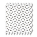 Thassos White Marble Polished 1" Diamond Mosaic Tile - American Tile Depot