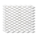 Thassos White Marble Honed 1" Diamond Mosaic Tile - American Tile Depot