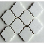 Thassos White Marble Polished 4" Lantern Mosaic Tile Thassos White Marble Polished 4" Lantern Mosaic Tile - American Tile Depot