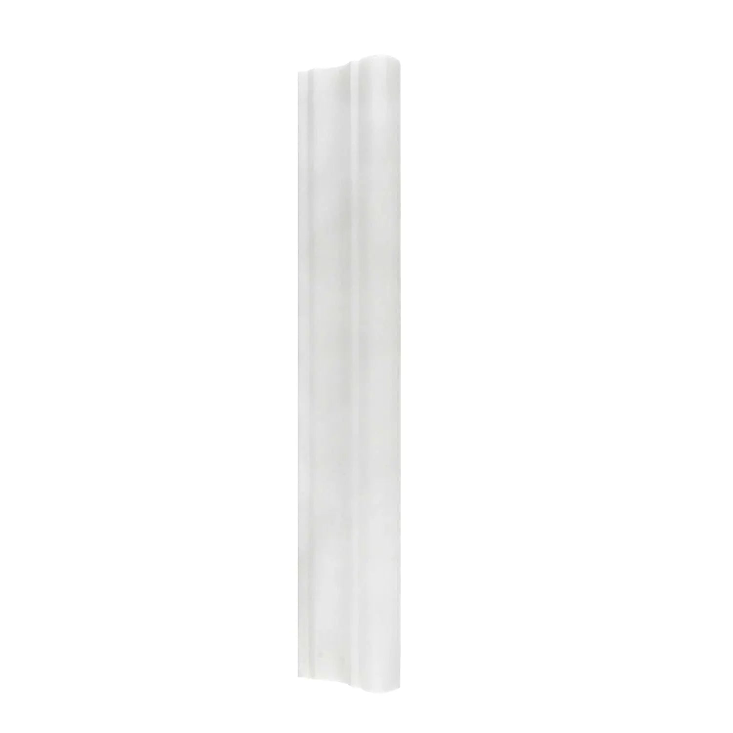 Thassos White Marble Polished F-5 Chair Rail / Crown Molding Trim Thassos White Marble Polished F-5 Chair Rail / Crown Molding Trim - American Tile Depot
