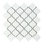Thassos White Marble Polished Lantern Mosaic Tile - American Tile Depot