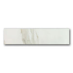 Timeless Calacatta Gold Matte Bullnose 3x12 Molding Trim Timeless Calacatta Gold Matte Bullnose 3x12 Molding Trim - American Tile Depot