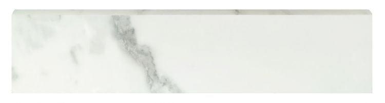 Timeless Statuario Glossy Bullnose 3x12 Molding Trim Timeless Statuario Glossy Bullnose 3x12 Molding Trim - American Tile Depot