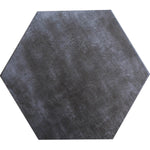 Travessa Dark Matte Concrete Look 13.5" Hexagon Porcelain Tile Travessa Dark Matte Concrete Look 13.5" Hexagon Porcelain Tile - American Tile Depot