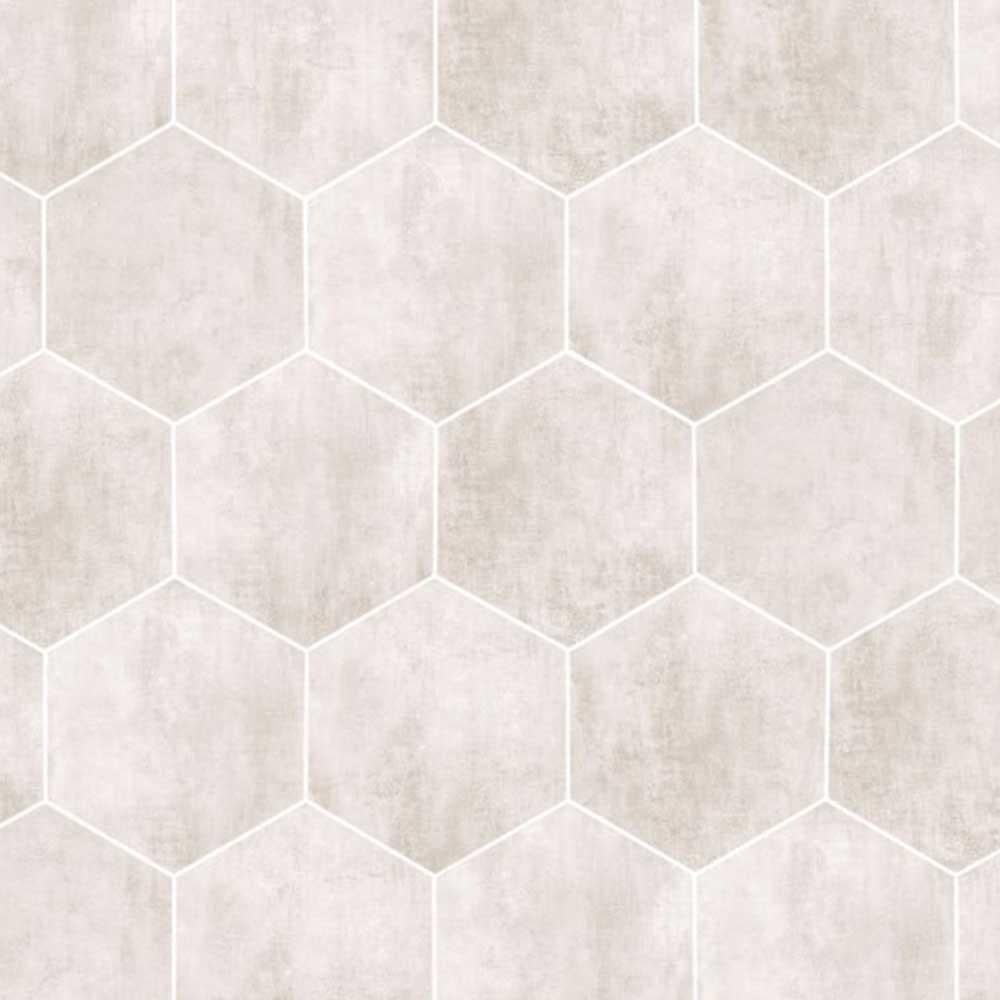 Travessa Light Matte Concrete Look 13.5" Hexagon Porcelain Tile Travessa Light Matte Concrete Look 13.5" Hexagon Porcelain Tile - American Tile Depot