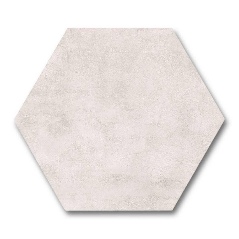 Travessa Light Matte Concrete Look 13.5" Hexagon Porcelain Tile Travessa Light Matte Concrete Look 13.5" Hexagon Porcelain Tile - American Tile Depot