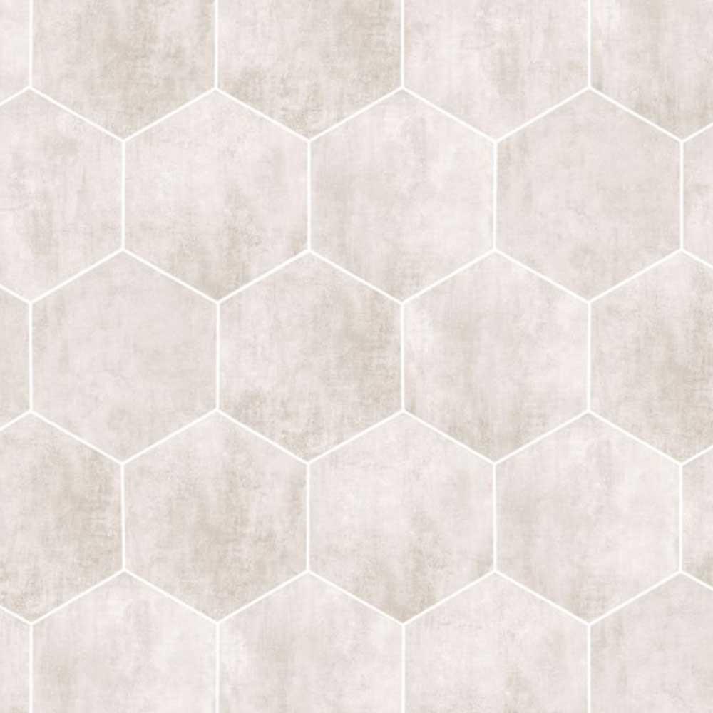 Travessa Light Matte Concrete Look 13.5" Hexagon Porcelain Tile Travessa Light Matte Concrete Look 13.5" Hexagon Porcelain Tile - American Tile Depot