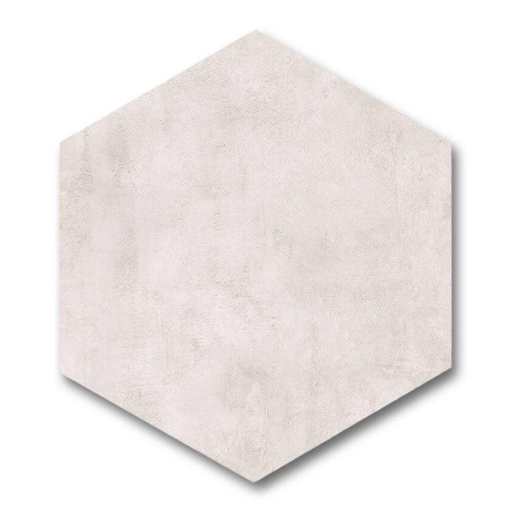Travessa Light Matte Concrete Look 13.5" Hexagon Porcelain Tile Travessa Light Matte Concrete Look 13.5" Hexagon Porcelain Tile - American Tile Depot