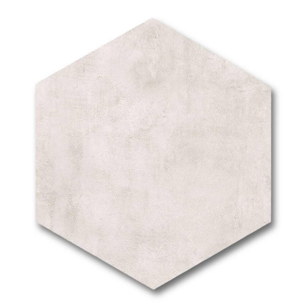 Travessa Light Matte Concrete Look 13.5" Hexagon Porcelain Tile Travessa Light Matte Concrete Look 13.5" Hexagon Porcelain Tile - American Tile Depot