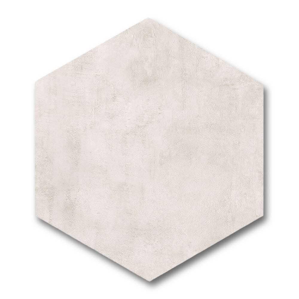 Travessa Light Matte Concrete Look 13.5" Hexagon Porcelain Tile Travessa Light Matte Concrete Look 13.5" Hexagon Porcelain Tile - American Tile Depot