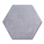 Travessa Medium Matte Concrete Look 13.5" Hexagon Porcelain Tile Travessa Medium Matte Concrete Look 13.5" Hexagon Porcelain Tile - American Tile Depot