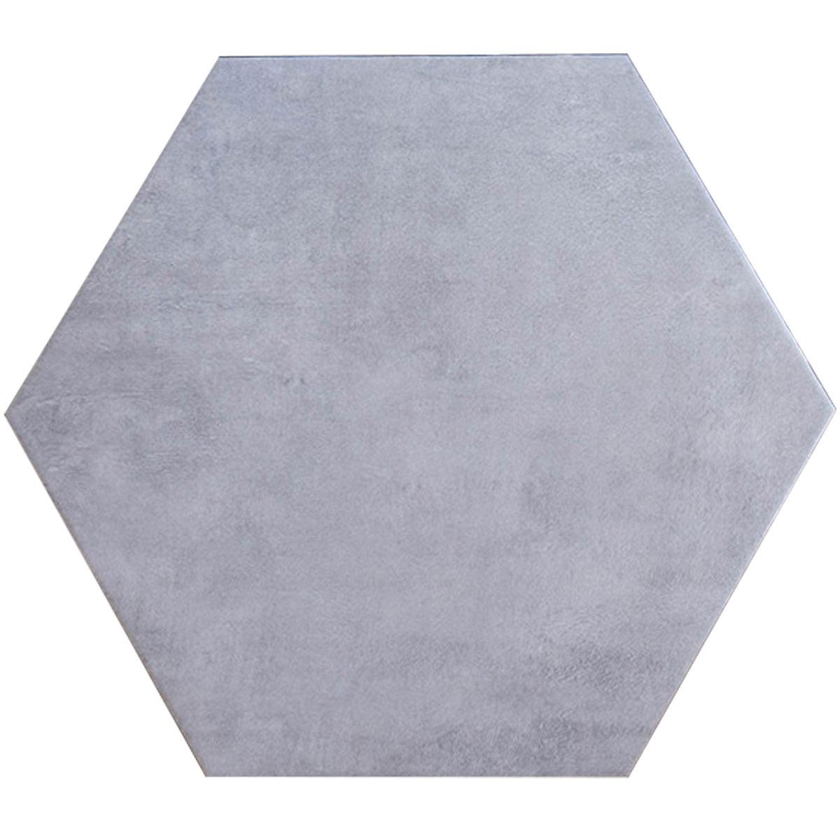 Travessa Medium Matte Concrete Look 13.5" Hexagon Porcelain Tile Travessa Medium Matte Concrete Look 13.5" Hexagon Porcelain Tile - American Tile Depot