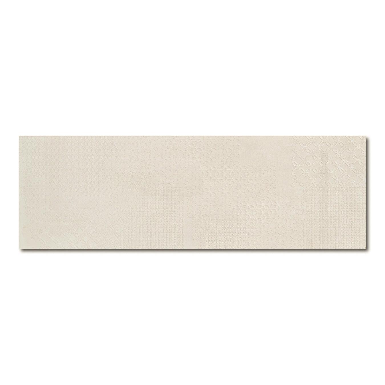 10x30 Trex Traces Ivory Matte Stone Look Porcelain Wall Tile 10x30 Trex Traces Ivory Matte Stone Look Porcelain Wall Tile - American Tile Depot