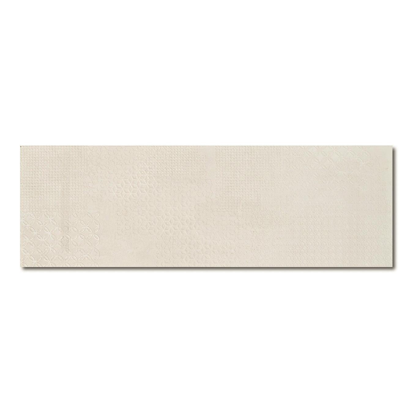 10x30 Trex Traces Ivory Matte Stone Look Porcelain Wall Tile 10x30 Trex Traces Ivory Matte Stone Look Porcelain Wall Tile - American Tile Depot