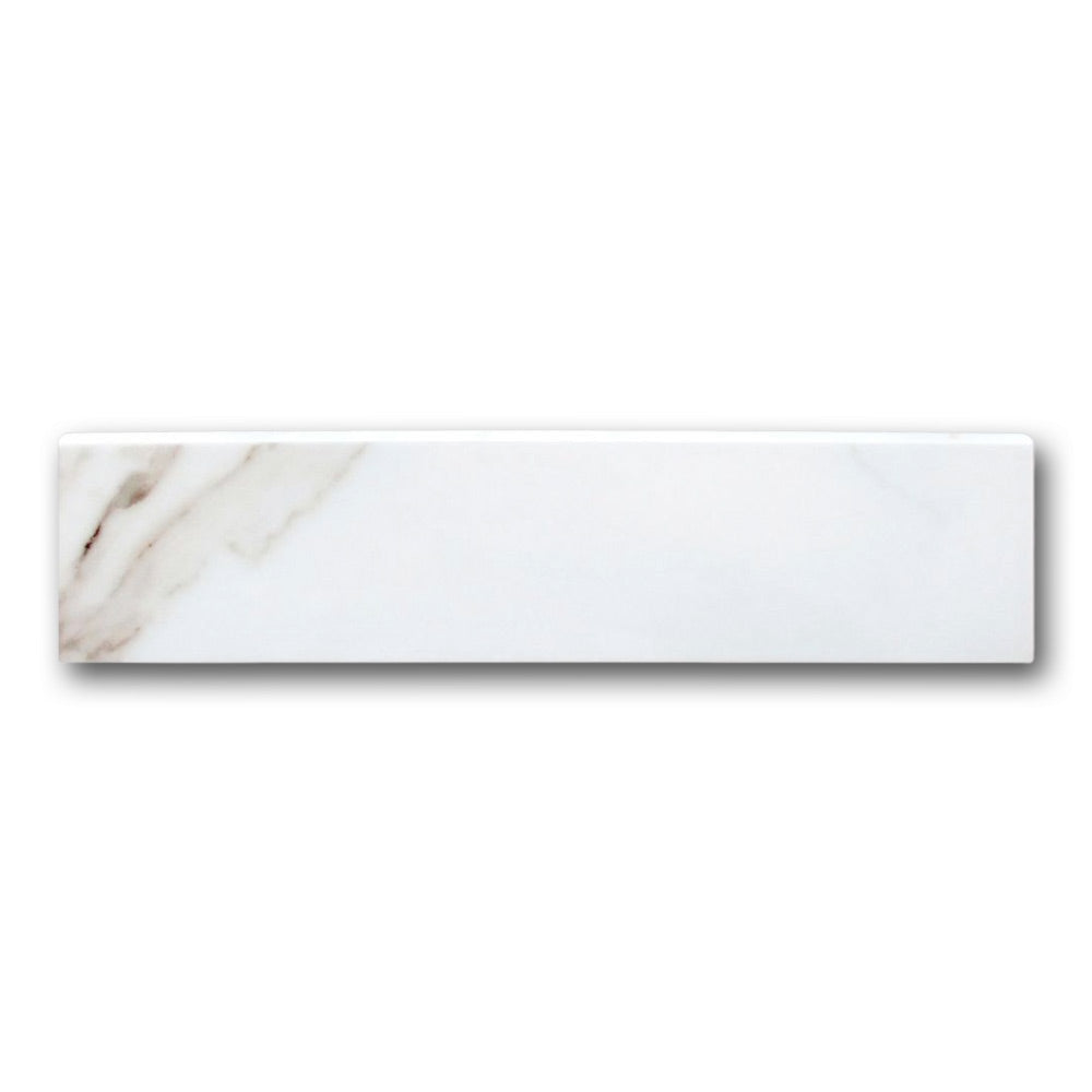 Triad Calacatta White Soft Bullnose 3x12 Molding Trim