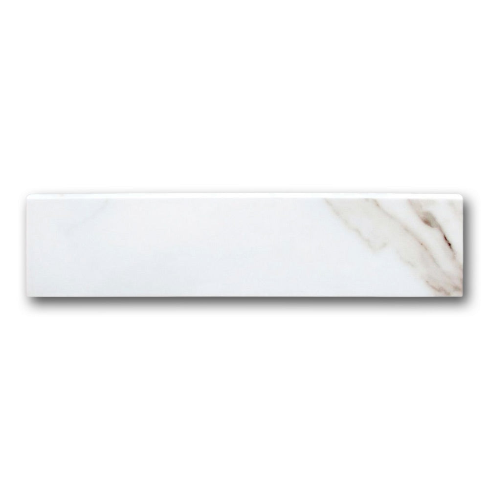 Triad Calacatta White Lux Bullnose 3x12 Molding Trim
