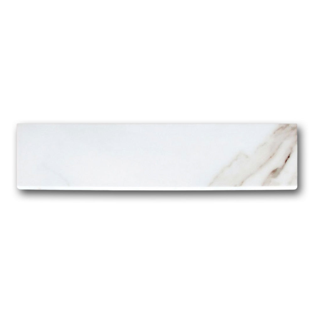 Triad Calacatta White Soft Bullnose 3x12 Molding Trim