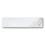 Triad Calacatta White Lux Bullnose 3x12 Molding Trim Triad Calacatta White Lux Bullnose 3x12 Molding Trim - American Tile Depot