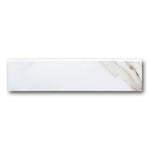 Triad Calacatta White Soft Bullnose 3x12 Molding Trim Triad Calacatta White Soft Bullnose 3x12 Molding Trim - American Tile Depot