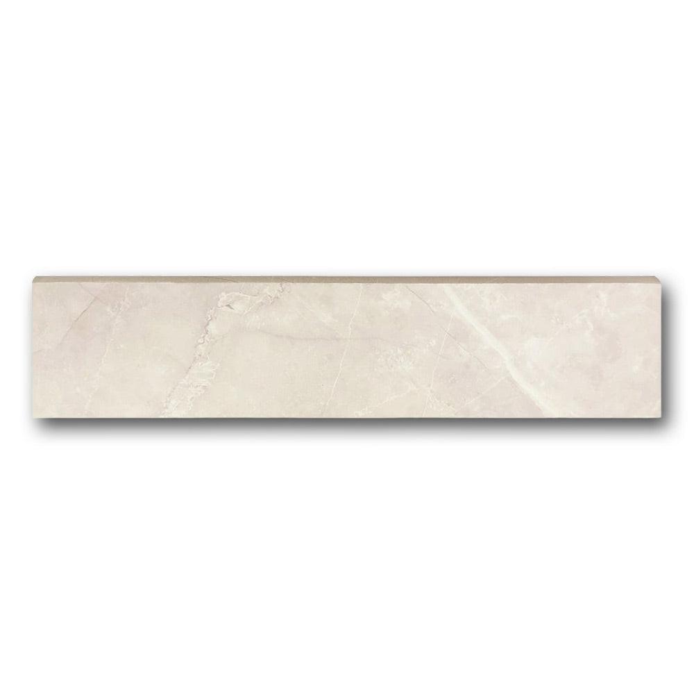 Triad Moon Beige Lux Bullnose 3x12 Molding Trim Triad Moon Beige Lux Bullnose 3x12 Molding Trim - American Tile Depot
