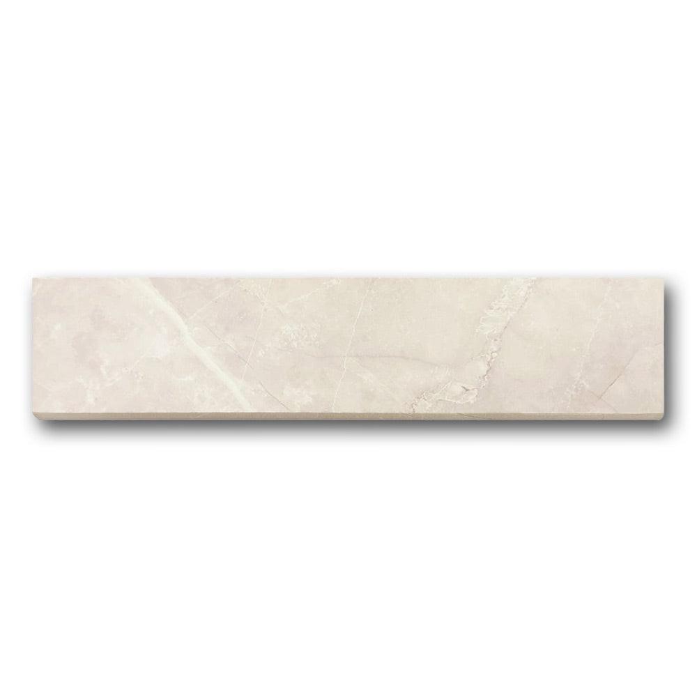 Triad Moon Beige Soft Bullnose 3x12 Molding Trim Triad Moon Beige Soft Bullnose 3x12 Molding Trim - American Tile Depot