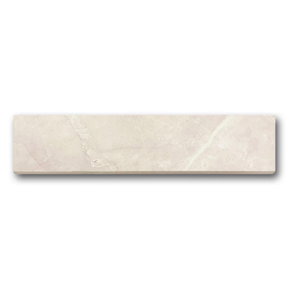 Triad Moon Beige Soft Bullnose 3x12 Molding Trim Triad Moon Beige Soft Bullnose 3x12 Molding Trim - American Tile Depot