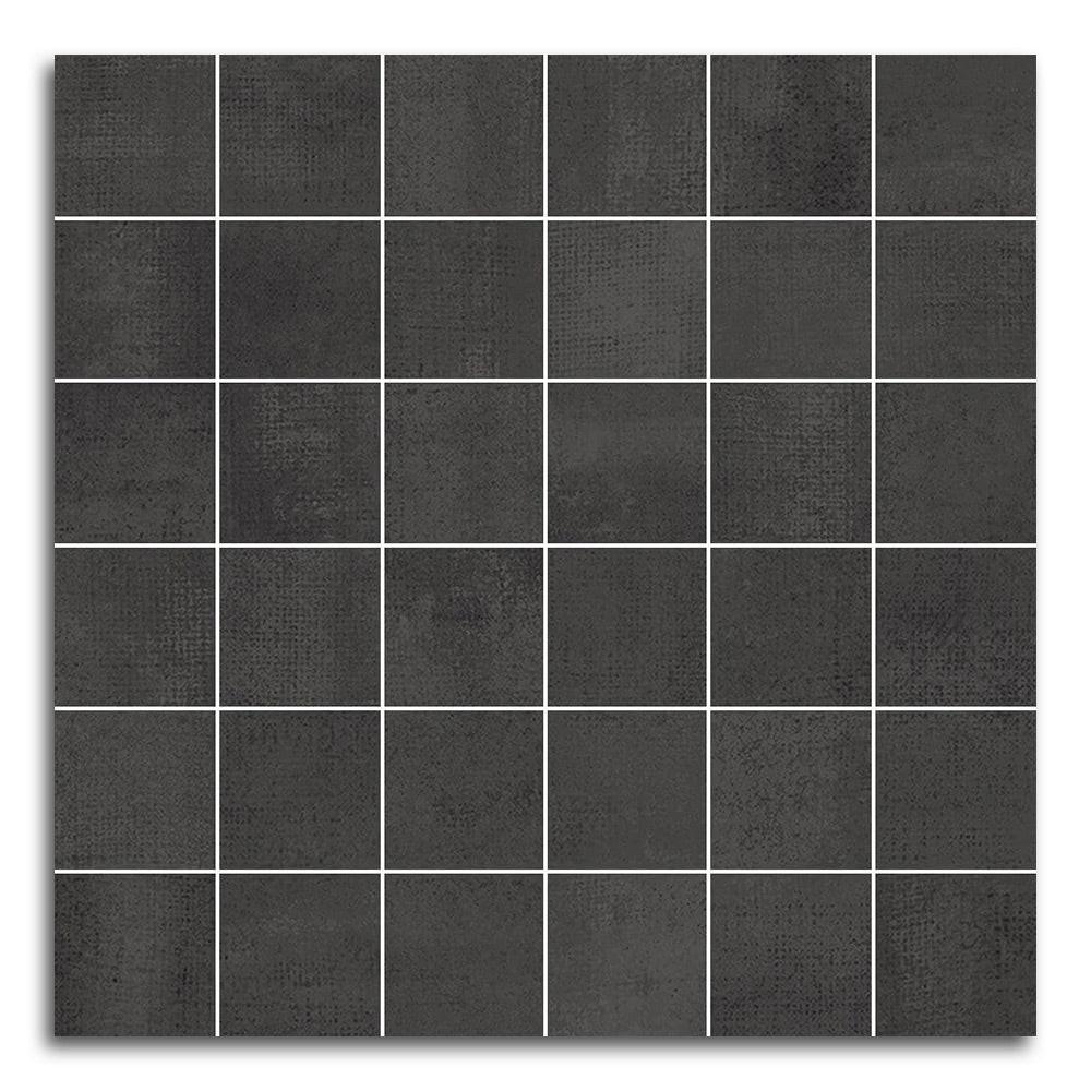Tribeca Antracita Matte Square Porcelain Mosaic Tile Tribeca Antracita Matte Square Porcelain Mosaic Tile - American Tile Depot