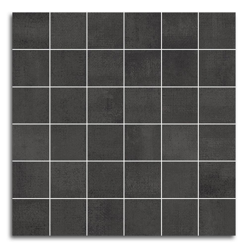 Tribeca Antracita Matte Square Porcelain Mosaic Tile Tribeca Antracita Matte Square Porcelain Mosaic Tile - American Tile Depot