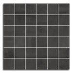Tribeca Antracita Matte Square Porcelain Mosaic Tile Tribeca Antracita Matte Square Porcelain Mosaic Tile - American Tile Depot