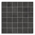 Tribeca Antracita Matte Square Porcelain Mosaic Tile Tribeca Antracita Matte Square Porcelain Mosaic Tile - American Tile Depot
