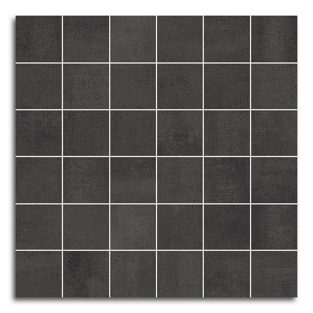 Tribeca Antracita Matte Square Porcelain Mosaic Tile Tribeca Antracita Matte Square Porcelain Mosaic Tile - American Tile Depot
