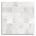 Tribeca Blanco Matte Square Porcelain Mosaic Tile Tribeca Blanco Matte Square Porcelain Mosaic Tile - American Tile Depot