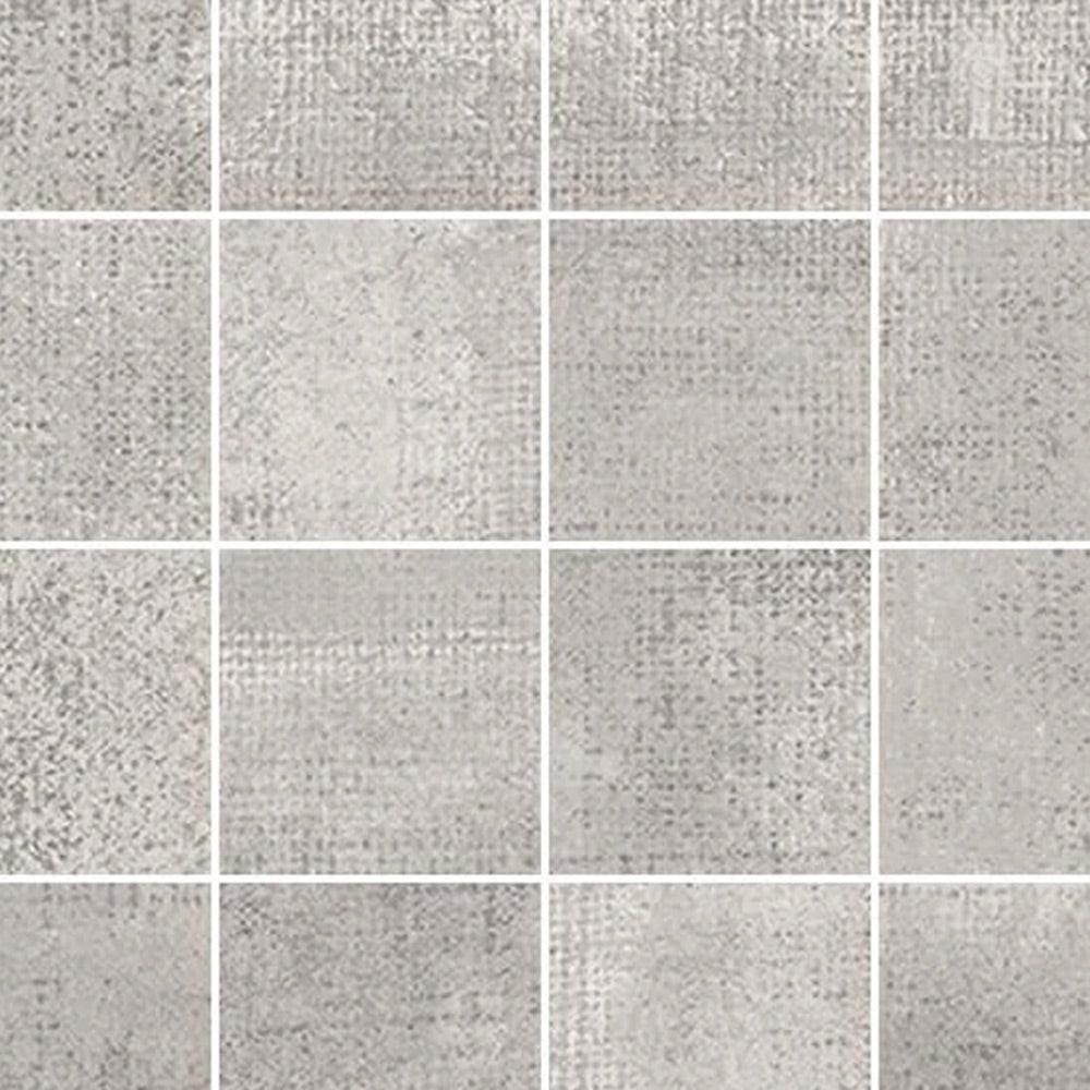 Tribeca Gris Matte Square Porcelain Mosaic Tile Tribeca Gris Matte Square Porcelain Mosaic Tile - American Tile Depot