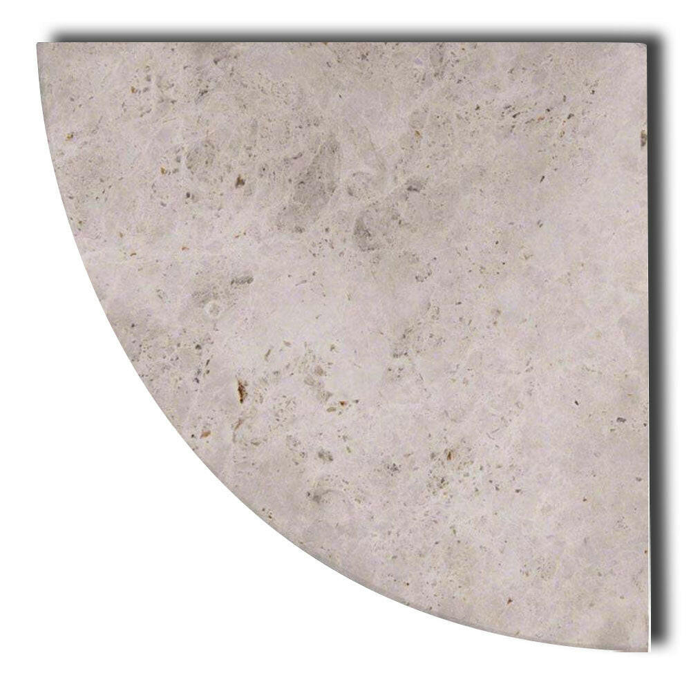 Tundra Gray Marble Shower Corner Shelf - Polished Tundra Gray Marble Shower Corner Shelf - Polished - American Tile Depot