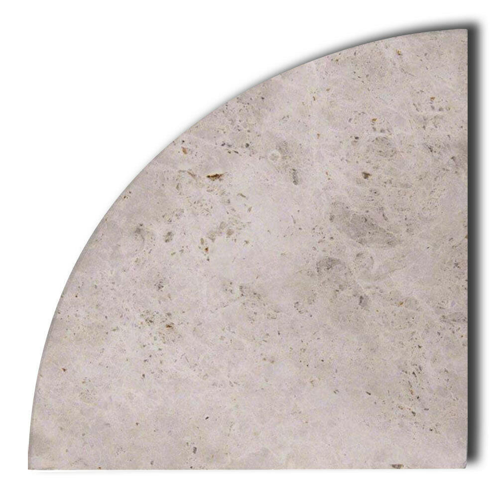 Tundra Gray Marble Shower Corner Shelf - Polished Tundra Gray Marble Shower Corner Shelf - Polished - American Tile Depot