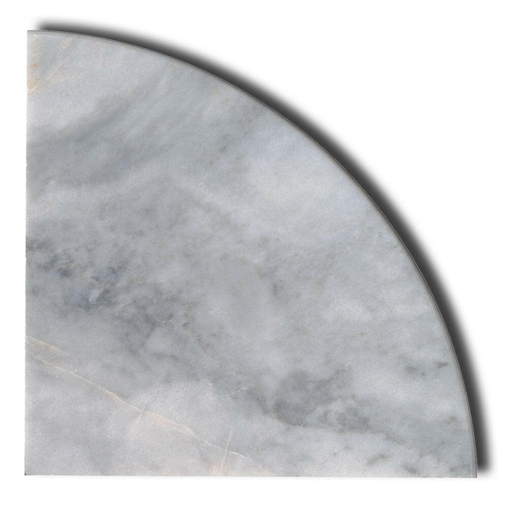 Turkish Carrara Marble Shower Corner Shelf - Polished Turkish Carrara Marble Shower Corner Shelf - Polished - American Tile Depot