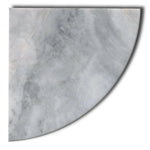 Turkish Carrara Marble Shower Corner Shelf - Polished Turkish Carrara Marble Shower Corner Shelf - Polished - American Tile Depot