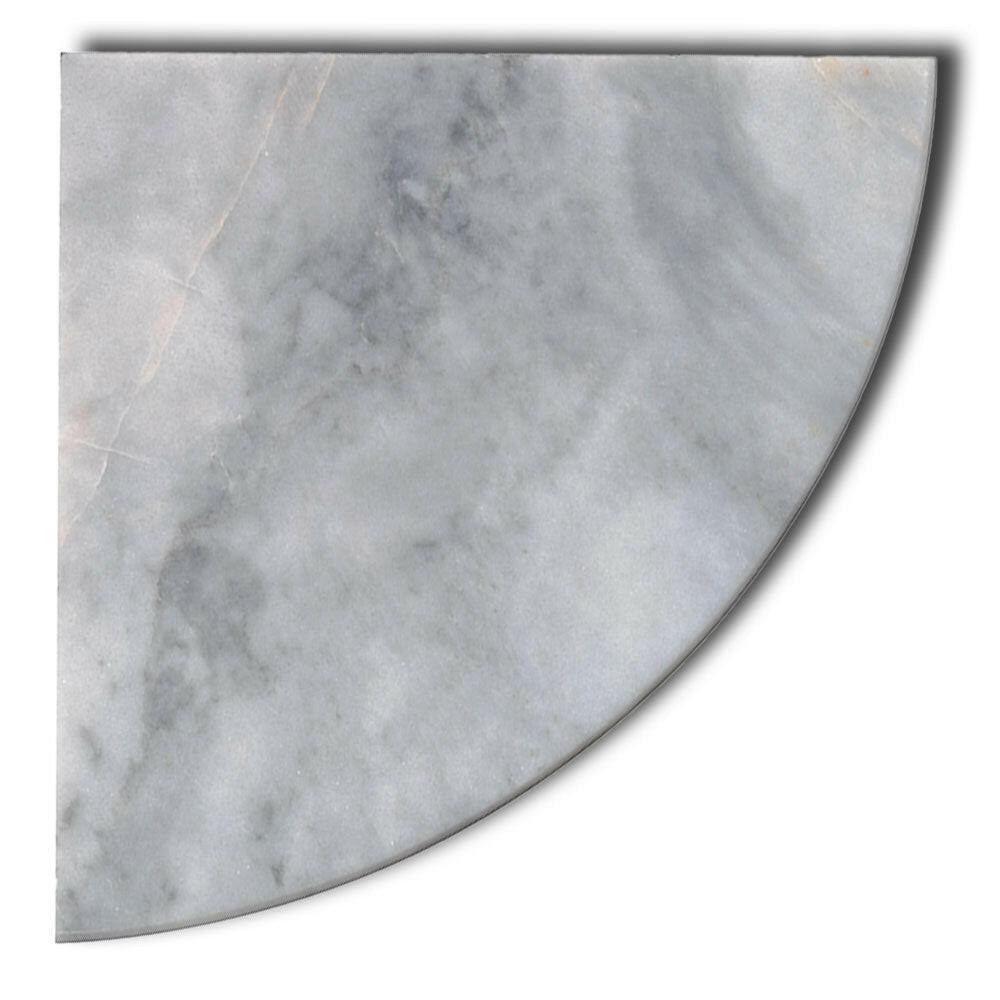 Turkish Carrara Marble Shower Corner Shelf - Polished Turkish Carrara Marble Shower Corner Shelf - Polished - American Tile Depot