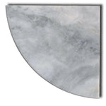 Turkish Carrara Marble Shower Corner Shelf - Polished Turkish Carrara Marble Shower Corner Shelf - Polished - American Tile Depot