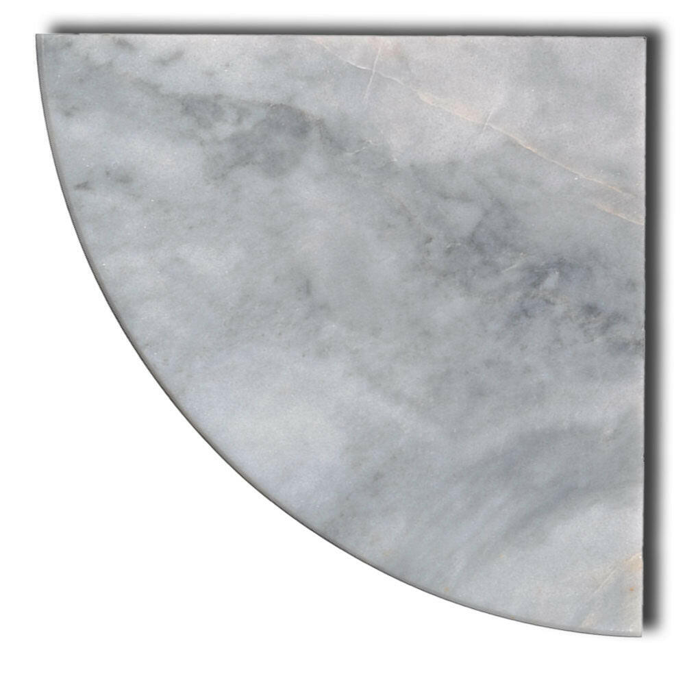 Turkish Carrara Marble Shower Corner Shelf - Polished Turkish Carrara Marble Shower Corner Shelf - Polished - American Tile Depot