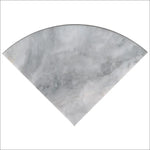 Turkish Carrara Marble Shower Corner Shelf - Polished Turkish Carrara Marble Shower Corner Shelf - Polished - American Tile Depot