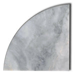 Turkish Carrara Marble Shower Corner Shelf - Polished Turkish Carrara Marble Shower Corner Shelf - Polished - American Tile Depot