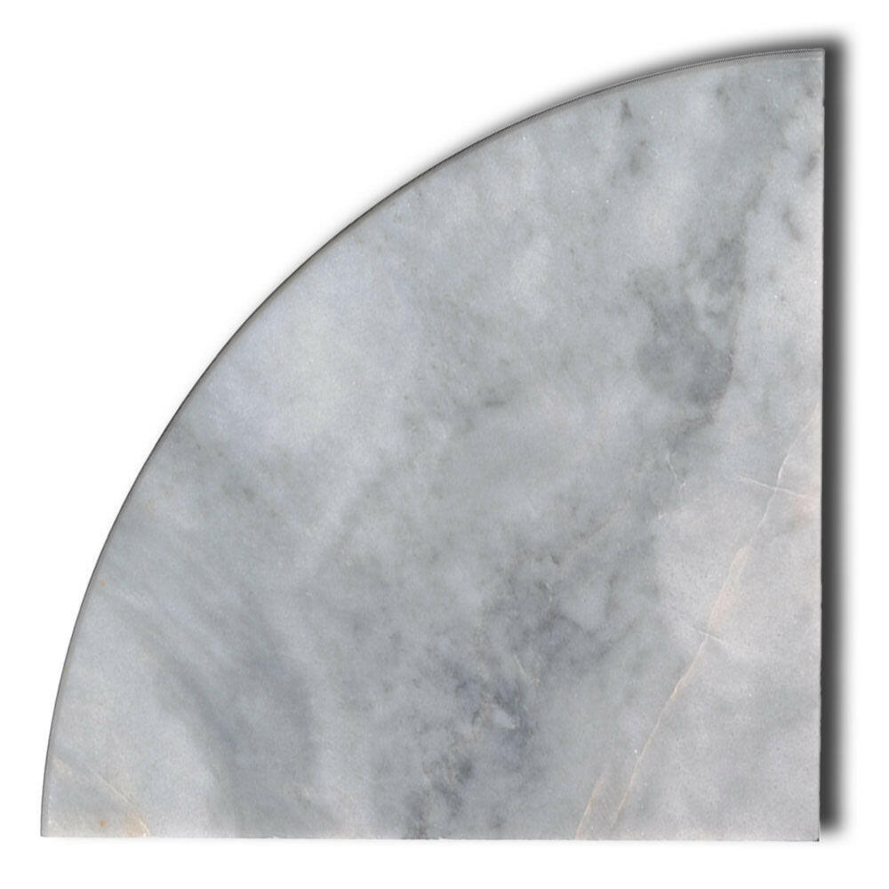 Turkish Carrara Marble Shower Corner Shelf - Polished Turkish Carrara Marble Shower Corner Shelf - Polished - American Tile Depot