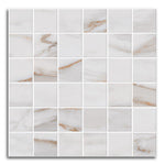 Tuscan Vein Gold Unpolished Square Porcelain Mosaic Tile Tuscan Vein Gold Unpolished Square Porcelain Mosaic Tile - American Tile Depot