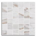 Tuscan Vein Gold Unpolished Square Porcelain Mosaic Tile Tuscan Vein Gold Unpolished Square Porcelain Mosaic Tile - American Tile Depot