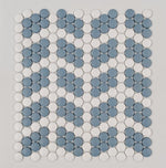 Union Station Nord Rain Circular Glass Mosaic Tile | FINAL SALE Union Station Nord Rain Circular Glass Mosaic Tile | FINAL SALE - American Tile Depot